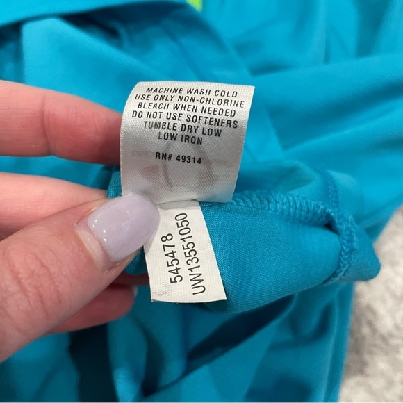 Under Armour Blue and Green 1/2 Zip Jacket - Picture 8 of 11